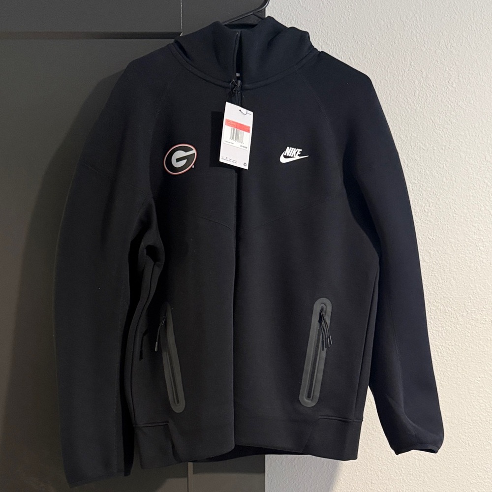 Nike Black Tech Fleece with Logo